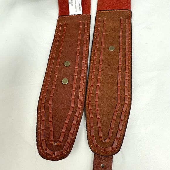 Linea Pelle Belt Medium Leather Elastic Belt Accessories Handmade Western Y2K - Picture 8 of 8